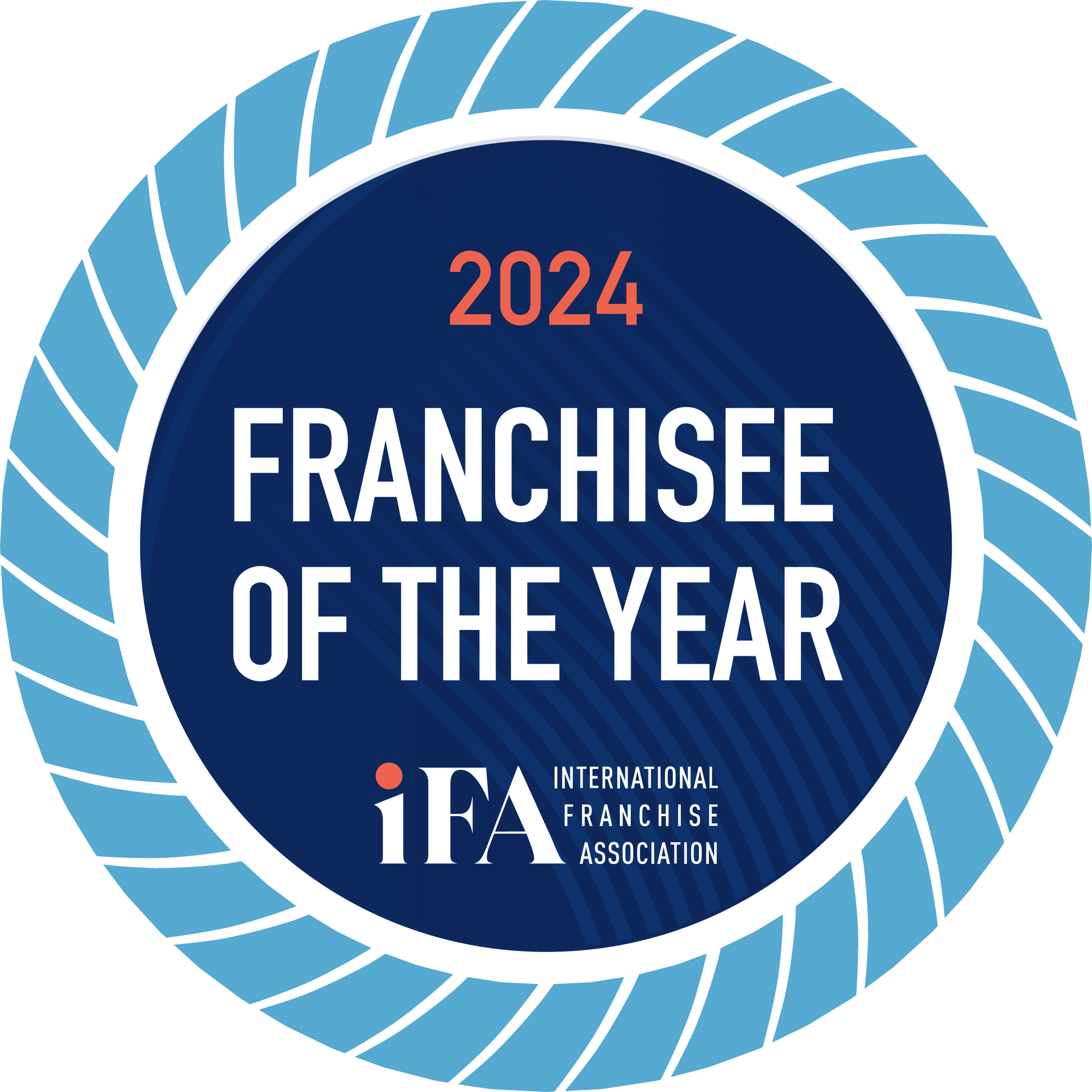 2024 Franchisee of the Year award badge