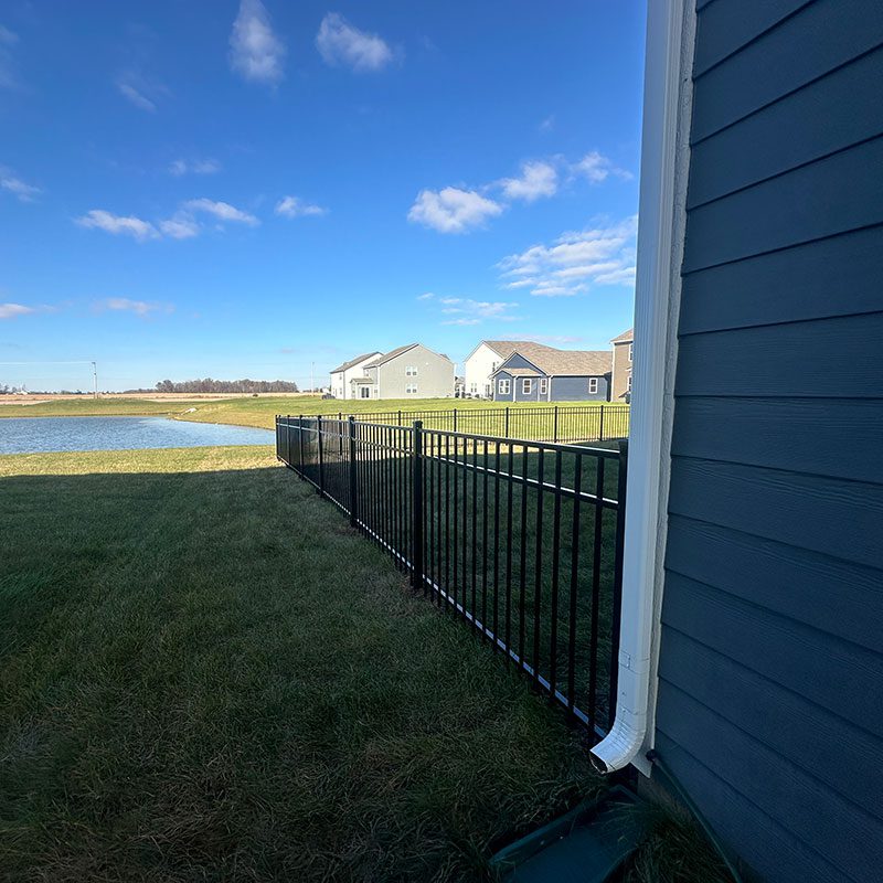 aluminium metal fencing