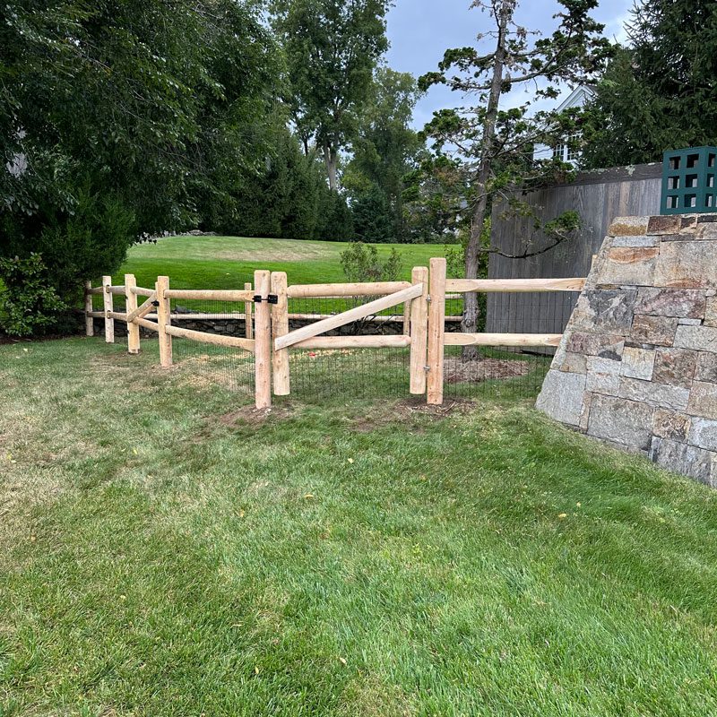 post and rail fence
