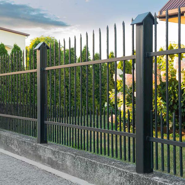 Puppy picket metal fence by Top Rail Fence