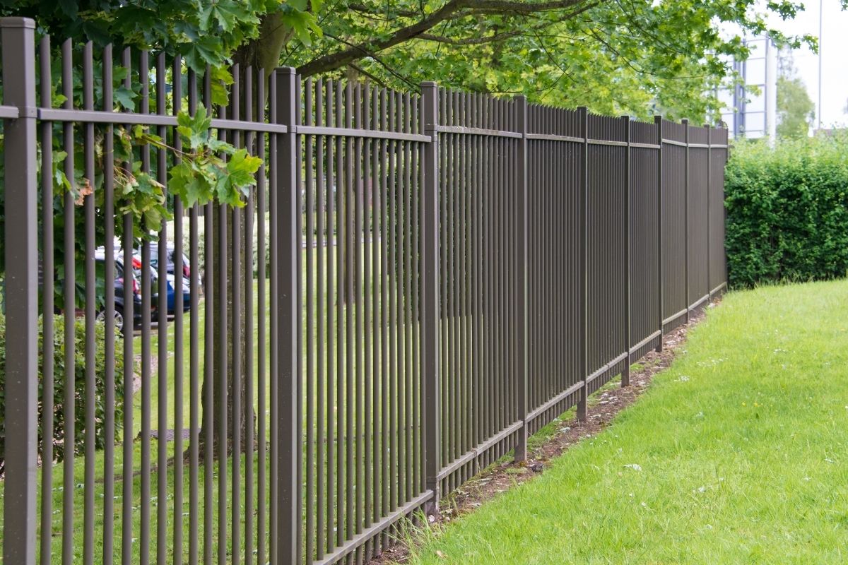 Wrought iron fence